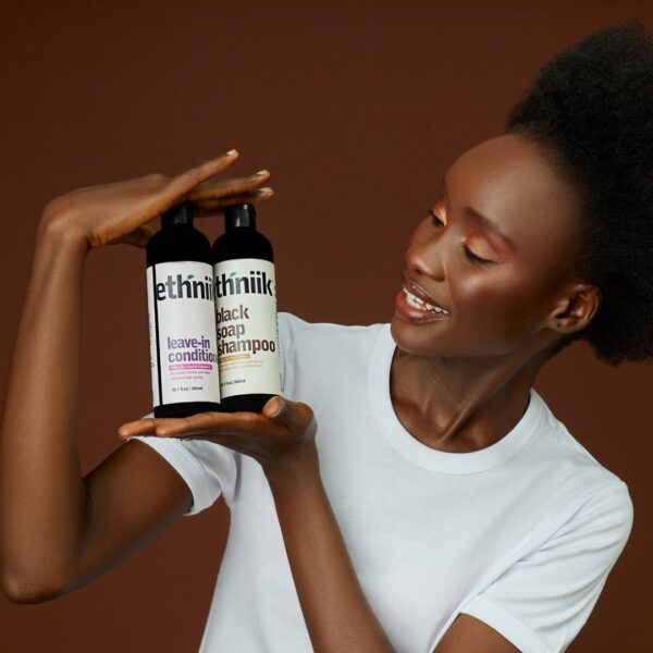 Ethniik Hair Products - Black Soap Shampoo and Leave-in Conditioner