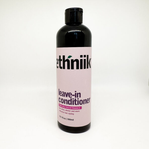 Ethniik Leave-In Conditioner for Natural Hair For added Moisture, softer, shinier hair, and effective styling with Aloe Vera and Vitamin E 10.1 fl. oz (300ml)