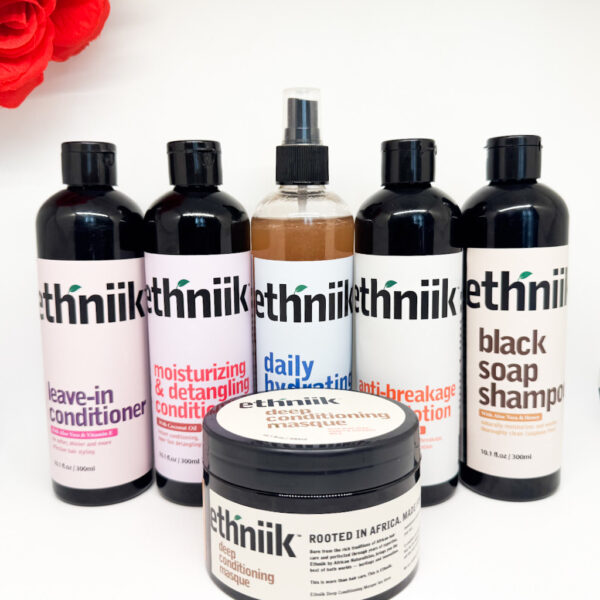 Ethniik Natural Hair Starter Pack – Essentials for to begin your hair growth journey